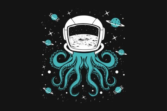 Astronaut Octopus Space SVG T-shirt: A Designer's Review