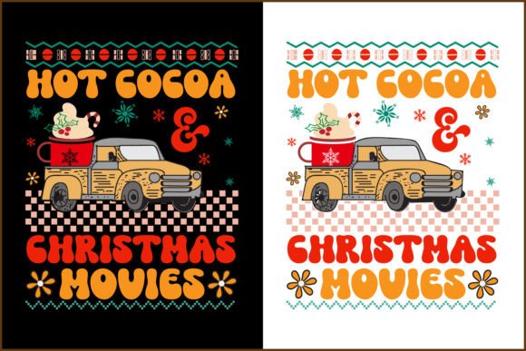 Hot Cocoa Christmas Movies - Retro Svg Review