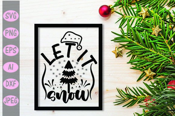 Let It Snow SVG Design: A Designer's Review