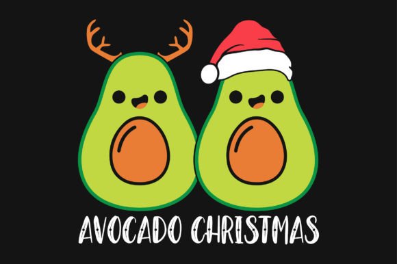 Review: Avocado Christmas SVG Vector T-shirt for Embroidery