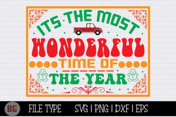 Review: Christmas SVG - Its the Most Wonderful for Embroidery