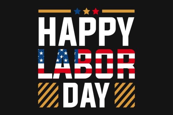 Review: Happy Labor Day Typography SVG for Embroidery