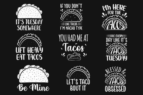 Tacos Typography SVG Bundle: A Designer's Review