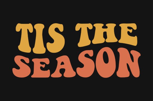 Tis the Season Retro Wavy SVG: A Designer's Review